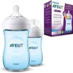 AVENT Philips - Natural 2.0 Bottle, 260ml X2 - Blue